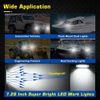 Flush Mount Boat LED Light Spreader 2 Pack Marine LED Spotlights