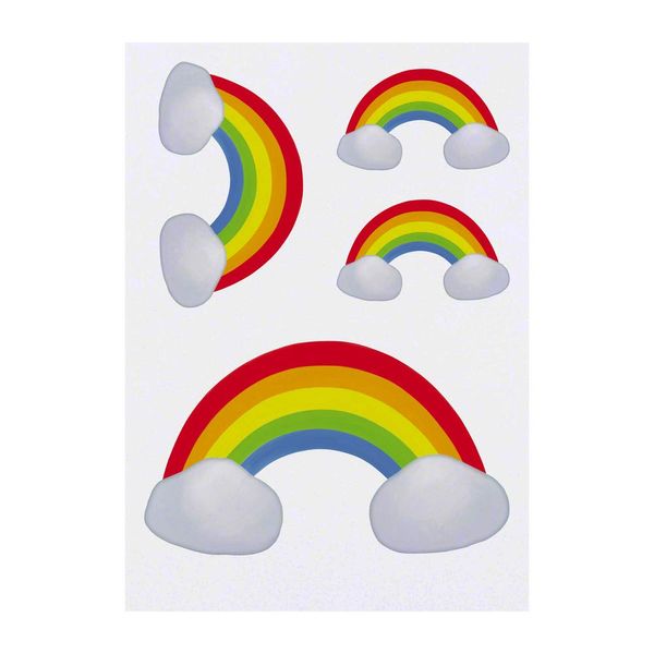 4 x 'Rainbow' Temporary Tattoos (TO00014419)