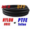 8AN AN8 8-AN Black Nylon PTFE  E85 Ethanol Fuel HOSE 15FT