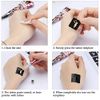 FOCCTS 353 Patterns Temporary Tattoo Stencils 18 Sheets Reusable Tattoo Stickers Removable Body Art Stencil Templates for Women Kids Teenager
