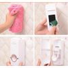 Automatic Toothpaste Dispenser + 5 Toothbrush Holder Set Wall Mount Stand 2 Sets