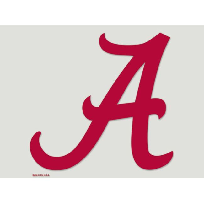 WinCraft NCAA Alabama Crimson Tide Die-Cut Color Decal, 8"x8", Team Color