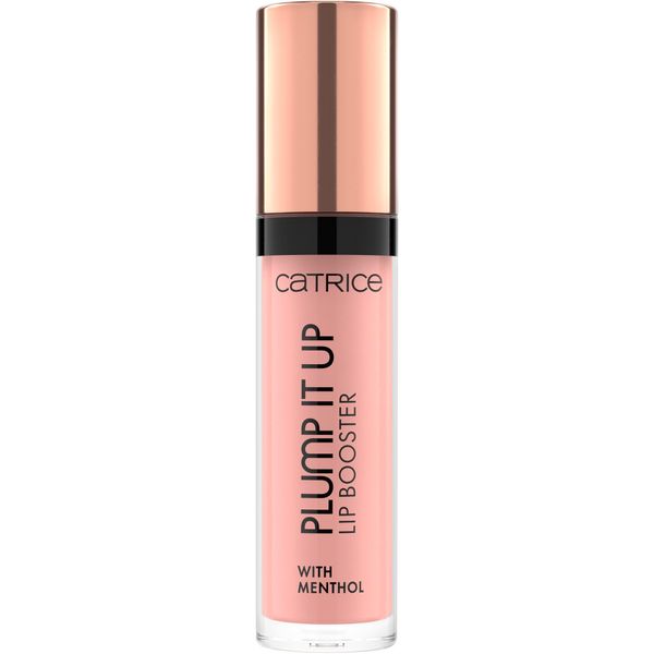 Catrice Plump It Up Lip Booster, Nr. 060, Nude, kühlend, Färbeeffekt, vergrößernd, glänzend, vegan, ohne Alkohol, ohne Parabene, ohne Mikroplastikpartikel, 1er Pack (3.5ml)