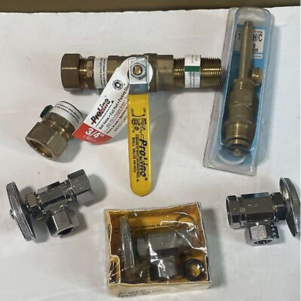 Plumbing Valves Various Sizes.    “X”