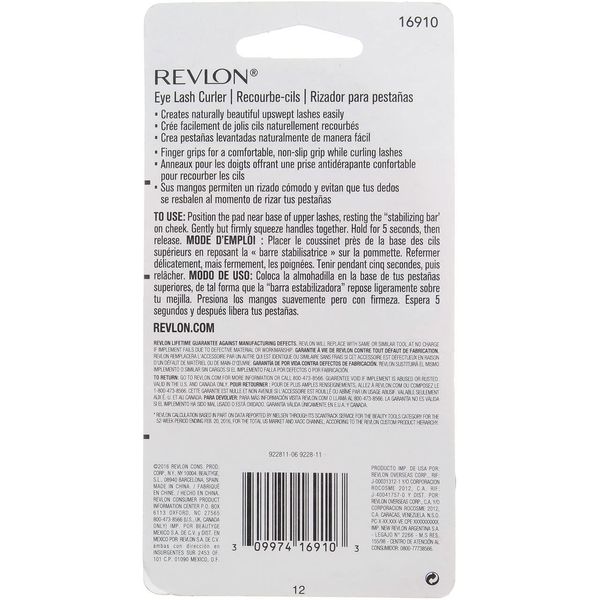 Revlon Extra Curl Eyelash Curler 1 ea (Pack of 2)