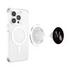 Letter M Initial Rainbow Watercolor Butterfly Monogram PopSockets PopGrip for MagSafe