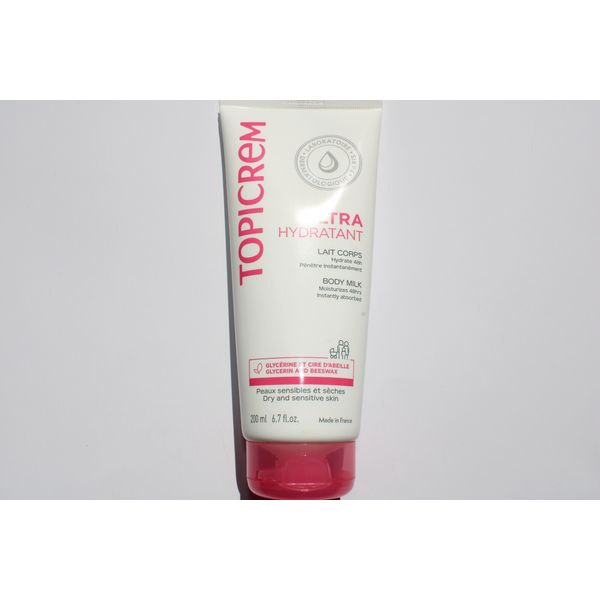 Topicrem Ultra-Moisturizing Body Milk 200ml, Dry and Sensitive Skin