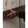 Forge & Foundry Men's Adjustable Braided Leather Bracelet - Medium