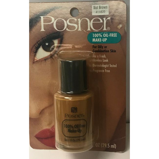 72 Posner 100 % Oil Free Make Up - NUT BROWN 411820   shipping only by UPS free