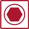 GEDORE Red Socket Spanner Inserts 1/4 Inch Hexagonal Metric Long on Terminal Strip 12 Pieces