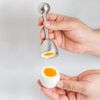 Stainless Steel Eggshell Top Cutter - Soft & Hard Boiled Egg Topper, Poached Egg Shell Remover