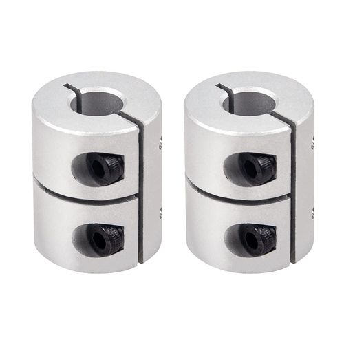 UniTak3D 5mm to 8mm Shaft Coupler, 2-Piece Aluminum Casing Rigid Coupling for Ender 3 V2 Ender 3 PRO CR10S CR10 Series 3D Printer and CNC Machine Machine (2 Pcs)