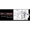 Dark Bronze Right Hand Beveled Faceplate for DL2130 Series Hook Throw Deadlocks