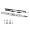 Gobrico 10 Pairs 18-inch Drawer Slides Soft Close Drawer Runners Ball Bearing Side Mount Glides 3-Folds Full Extension, Heavy Duty