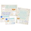 Tooth Fairy Letter Decoration Record Gift Set Keepsake Book (Blue)