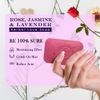 Mango Butter Rose Jasmine Lavender Herbal Soap - 5oz-Moisturizing & Aromatic Bar