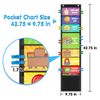 VNOM Student Behavior Clip Chart for Classroom Management Kids Reward Pocket Chart