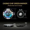 Galant & Wedge Golf Marker Magnetic Hat Clip Retractable Green Fork Gift