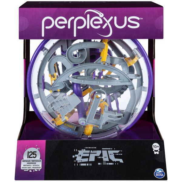 SPIN MASTER GAMES Perplexus, Epic 3D Gravity Maze Game Brain Teaser Fidget Toy Puzzle Ball, for Kids & Adults Ages 10 and Up