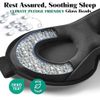 Weighted Eye Mask for Sleeping, Blackout 3D Contoured Sleep Mask with Adjustable