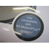 DIXIETREE Replacement GameOn Wii/MotionPlus Compatable Black Racing Steering Wheel for Controller