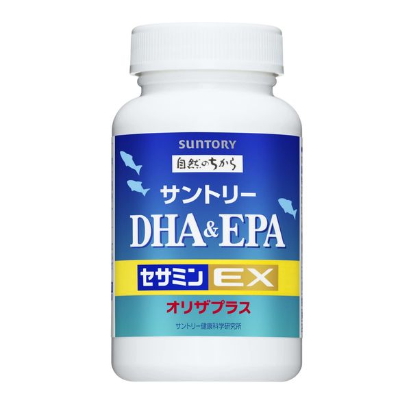 Suntory DHA & EPA + Sesamine EX, Omega 3 Fatty Acids, DHA EPA Supplement, 240 Capsules, Approx. 60 Day Supply