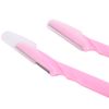 Foraineam 90 Pieces Eyebrow Razors Multipurpose Exfoliating Tool Eyebrow Trimmer Shaper Face Razor with Precision Cover
