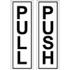 3 x 1 x Push – 1 x Pull – Door Sticker Sign/Door Stickers