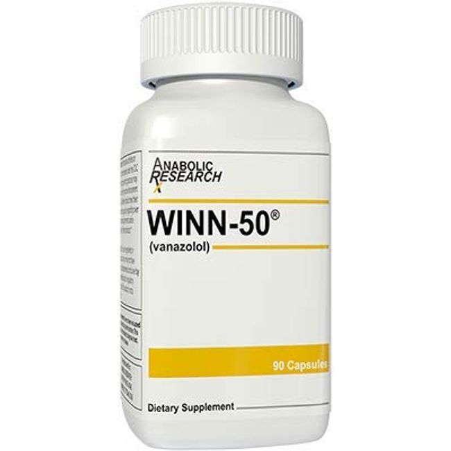 Anabolic Research Winn-50 - Lean Muscle, Strength, Definition and Improved Athleticism - 90 Capsules - 1 Month Supply