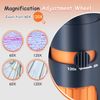 Pocket Microscope 60-120x Zoom with LED, Handheld Microscopes for Children, Portable Mini Microscope with 5 Microscope Objects for Learning, Education and Exploring (Orange)