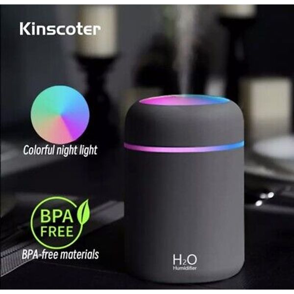 300ml Air Humidifier Ultrasonic Aroma Essential Oil Diffuser Mist