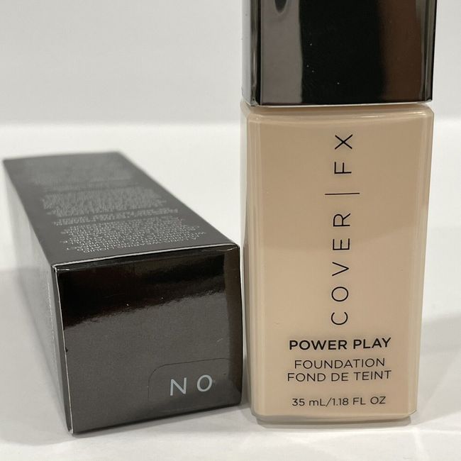 COVER FX Power Play Shade N0 Full Coverage Foundation 1.18 fl oz NEW In Box N 0