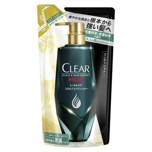 Clear for Men Total Care Scalp Conditioner Refill, 9.5 oz (280 g) x 3 Set