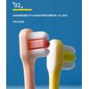 Children's Toothbrush, Nano Toothbrush, Soft, Ultra Soft Bristle Toothbrush, Toddler, Soft, Hydrophobic Design, Easy to Dry and Clean, Prevents Bacteria Growth, Candy Color, Ages 3 to 8, Protects Baby and Sensitive Teeth, Changeable Teeth, Set of 4