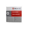 Wurth NASTRO specchio Bianco 25 mm x 25 m, Black