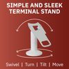 DCCStands Clover Mini Swivel & Tilt Stand, Screw Down & Glue Down Mounting