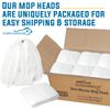 KLEEN HANDLER Disposable Industrial Mop Head Replacement | Non-Woven Cut-End Wet Floor Mop Refill