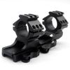 Trirock Cantilever Dual Ring Scope Base Mount for 25.4mm / 30mm Riflescope Quick Release Wevr