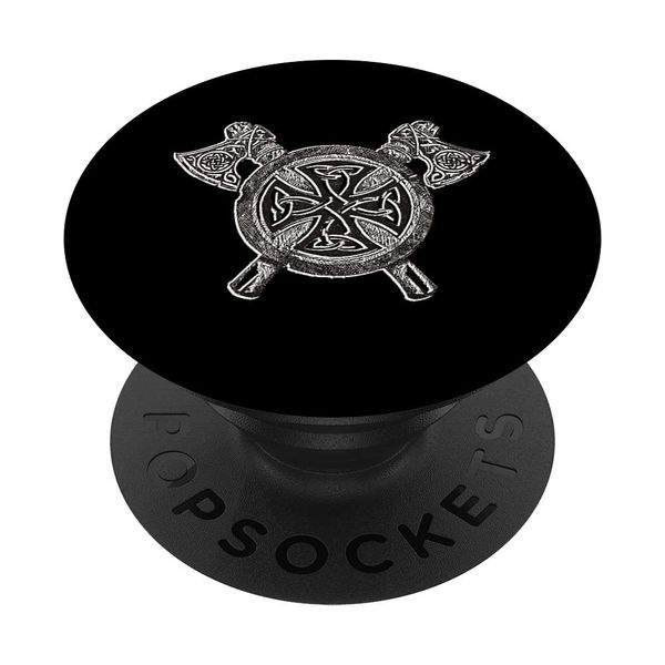 Axe, Viking Axe, Middle Age, Woodcutter PopSockets Swappable PopGrip
