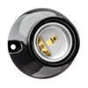 ledscom.de Ceiling Light/lamp Holder MINZ, Porcelain, Glossy Black, 1x E27 max. 300W