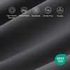 Sonive Super King Fitted Sheet, Dark Grey - Soft Stretch Bed Sheets, Brushed Polyester,180x200+30cm, Superking