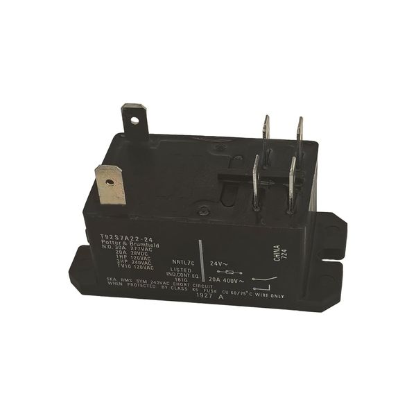 T92S7A22-24 DPST-NO Power Relay 24VAC, 30A