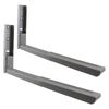 Spares2go Extendable Wall Mountable Brackets for Printer Copier Scanner (Silver/Grey)
