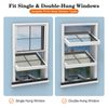 Adjustable Window AC Bracket, Quick Installation in 3minutes Without Drilling