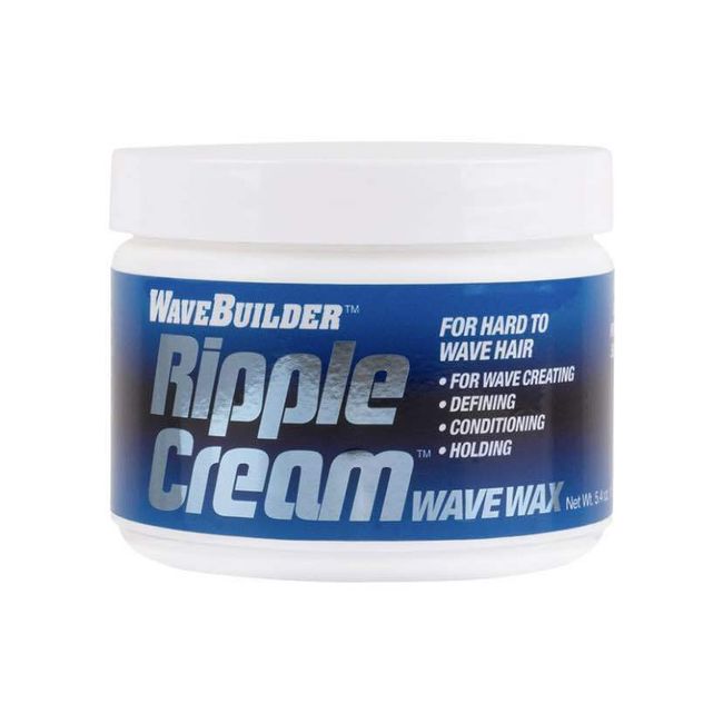 Wave Builder Ripple Cream Wave Wax for Hard to Wave Hair 5.4oz w/Free Shipping!