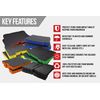 Shadow Foam Insert Pack Compatible with TSTAK Organiser & Pro-Stack Organiser | Cut and Peel Foam for Toolbox Organisation
