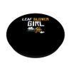Leaf Blower Girl Leaf Blower Autumn PopSockets Adhesive PopGrip