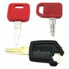 10 Heavy Construction Equipment Ignition Key Set For JD Case Komatsu Caterpillar