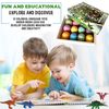 Bath Bombs for Kids with Surprise Inside - 12 Colorful Dinosaur Bath Bombs with Toys Inside, Organic Bubble Bath Fizzies with Dinosaur Eggs, Dino Egg Bath Bomb, Birthday Gift for Kids, Girls, Boys