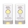 Baby Bum Mineral Sunscreen Face Stick - SPF 50 - UVA,UVB Face and Body Protection - Fragrance Free Safe for Sensitive Skin- Travel Size 0.45 Ounce (Pack of 2)